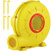 Air Blower 450W 0.6HP Inflatable Blower Portable Powerful Bounce House Blower 1750Pa Commercial Air Blower Pump Fan for Inflatable Bouncy Castle and Jump Slides Yellow